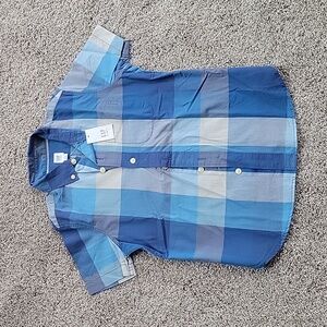 Gap Kids Blue Boys Button Down Shirt Small 6-7